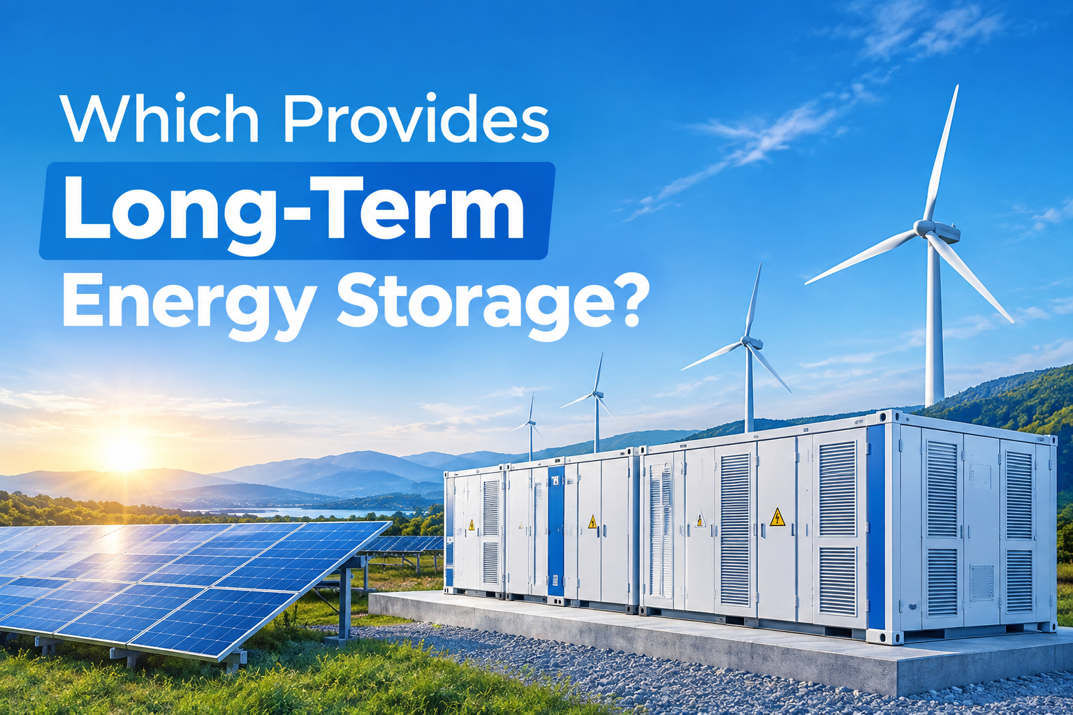 Which Provides Long-Term Energy Storage